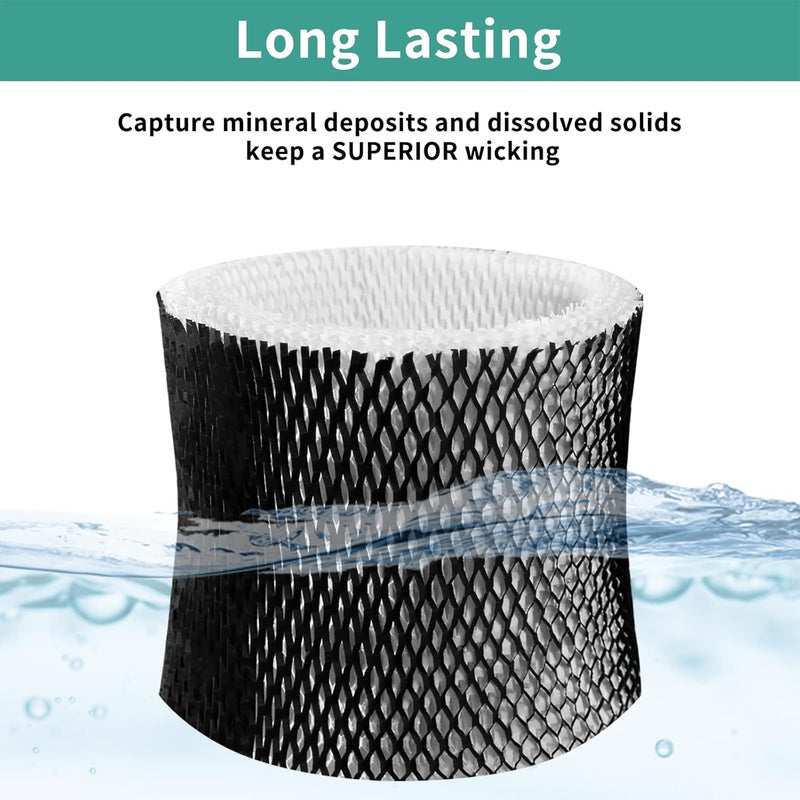SUNRRA HWF64 Humidifier Filter for Sunbeam Humidifier Filter B, SCM1746, Long-Last & Sturdy, Fits Holmes HM1746, HM-1745 and Bionaire BWF64, 3 Pack - Image 4